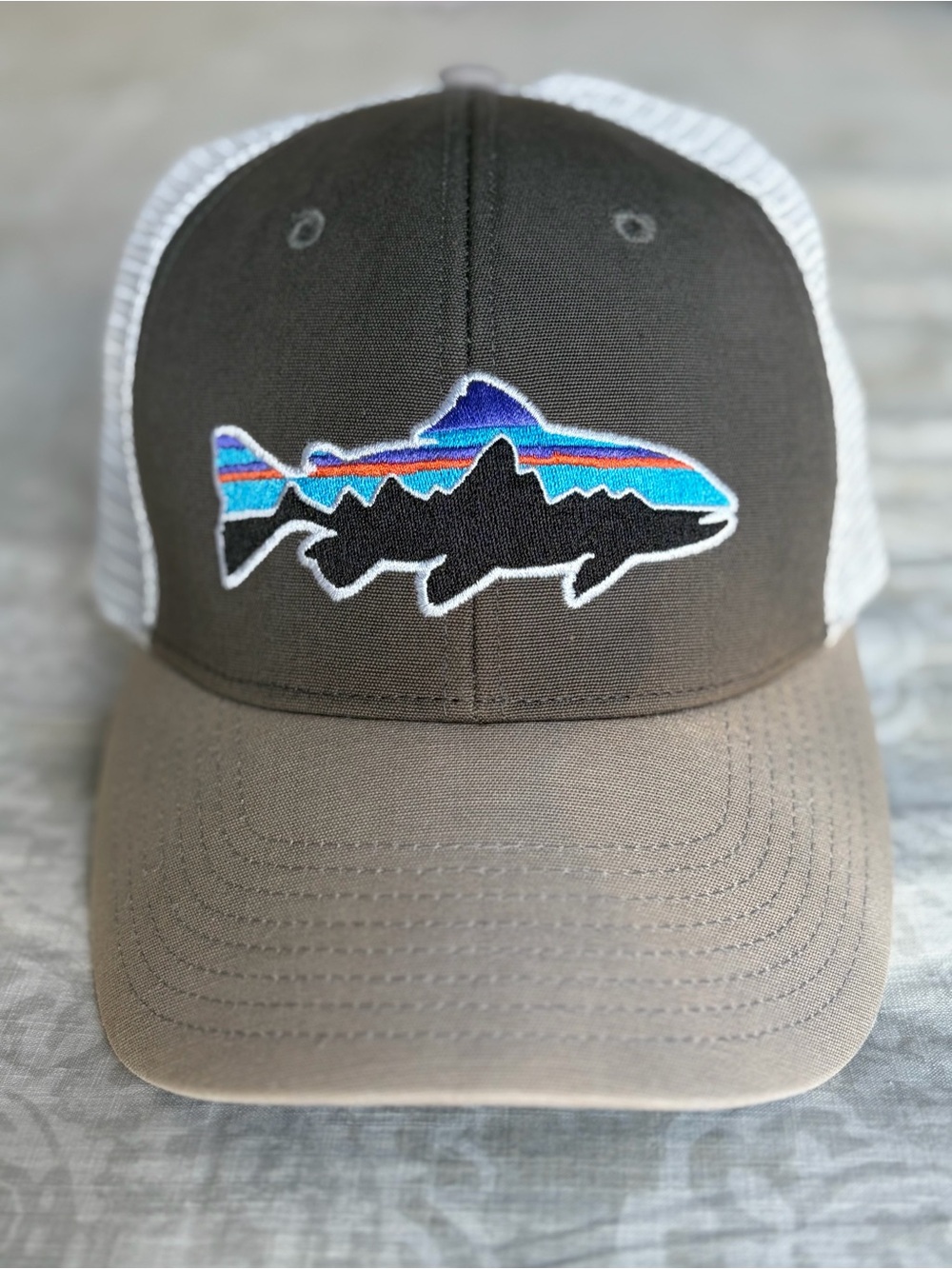 Patagonia Fitz Roy Trout Trucker Hat Multicolor Fish Patch